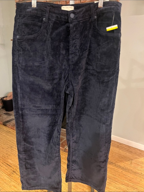 We The Free Denim - We The Free $128 NWOT Corduroy Deep Trance Dropped Boyfriend Jean